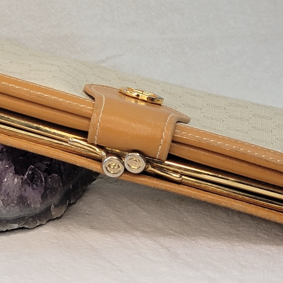 Vintage Gucci Micro GG Continental Leather Wallet Clean Interior - Picture 13 of 15